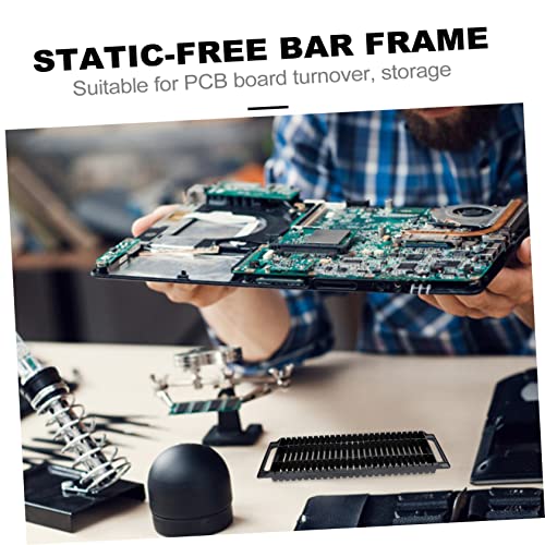 Image of Anti-Static Board Rack 2 Piece Circuit Board Tray with 25 Slots Dual-Ear PCB Drying Rack ESD Storage Frame 18.7 X 5.3 Inches