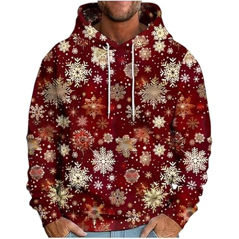 Dmmtot Men's Funny Christmas Hoodie Cover