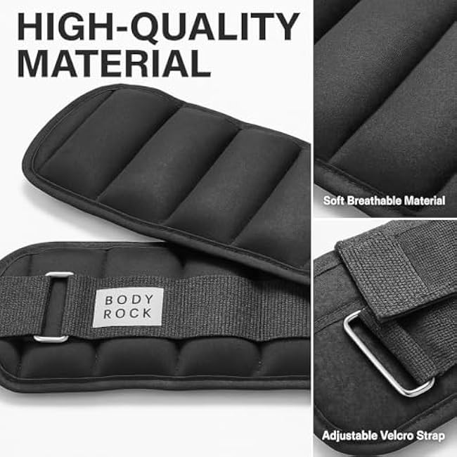 Ankle Weights & Resistance Bands Set for Women ¨C 2lb Leg Weights, Booty Bands, Thigh Straps ¨C Home Glute Workout Kit for Toning & Strength¡± Pilates, Rehab & Toning Equipment