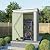 Flamaker Storage Shed Waterproof Metal Garden Shed with Lockable Door Utility Tool Shed Outdoor Storage for Backyard, Patio and Lawn (5 x 3 FT, Grey)