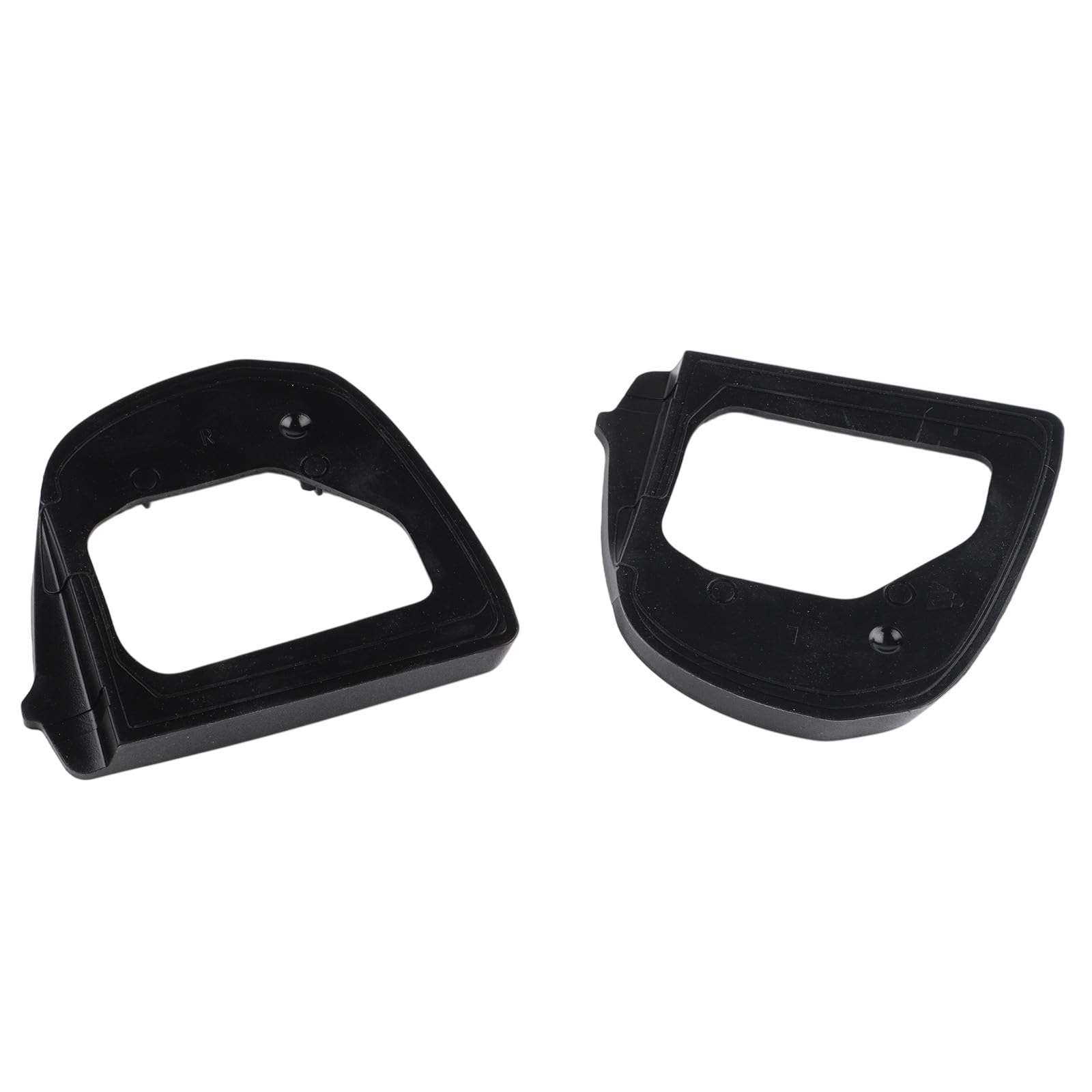 Coppia di guarnizioni in gomma per specchietti retrovisori esterni Mercedes-Benz Classe A W169 Classe B W245, ricambio in ABS nero OE 1698100376 1698101376