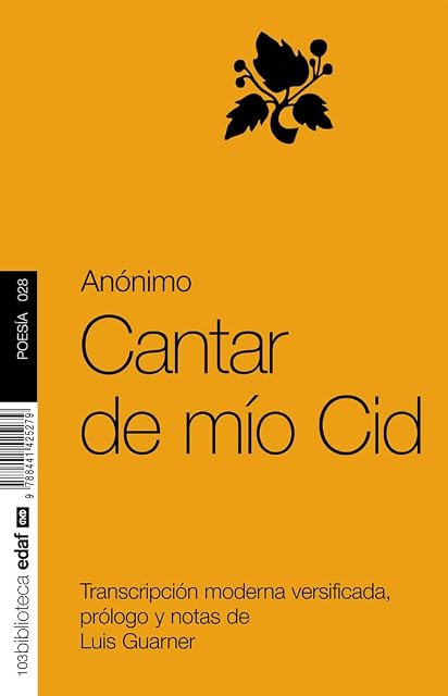 Portada de Cantar de Mio Cid