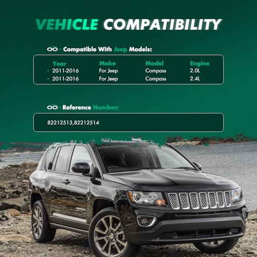 Image of SCITOO Set of 4PCS Universal mud Flaps for 2011-2016 for Jeep Compass Front & Rear mud Flaps Splash Guard Set