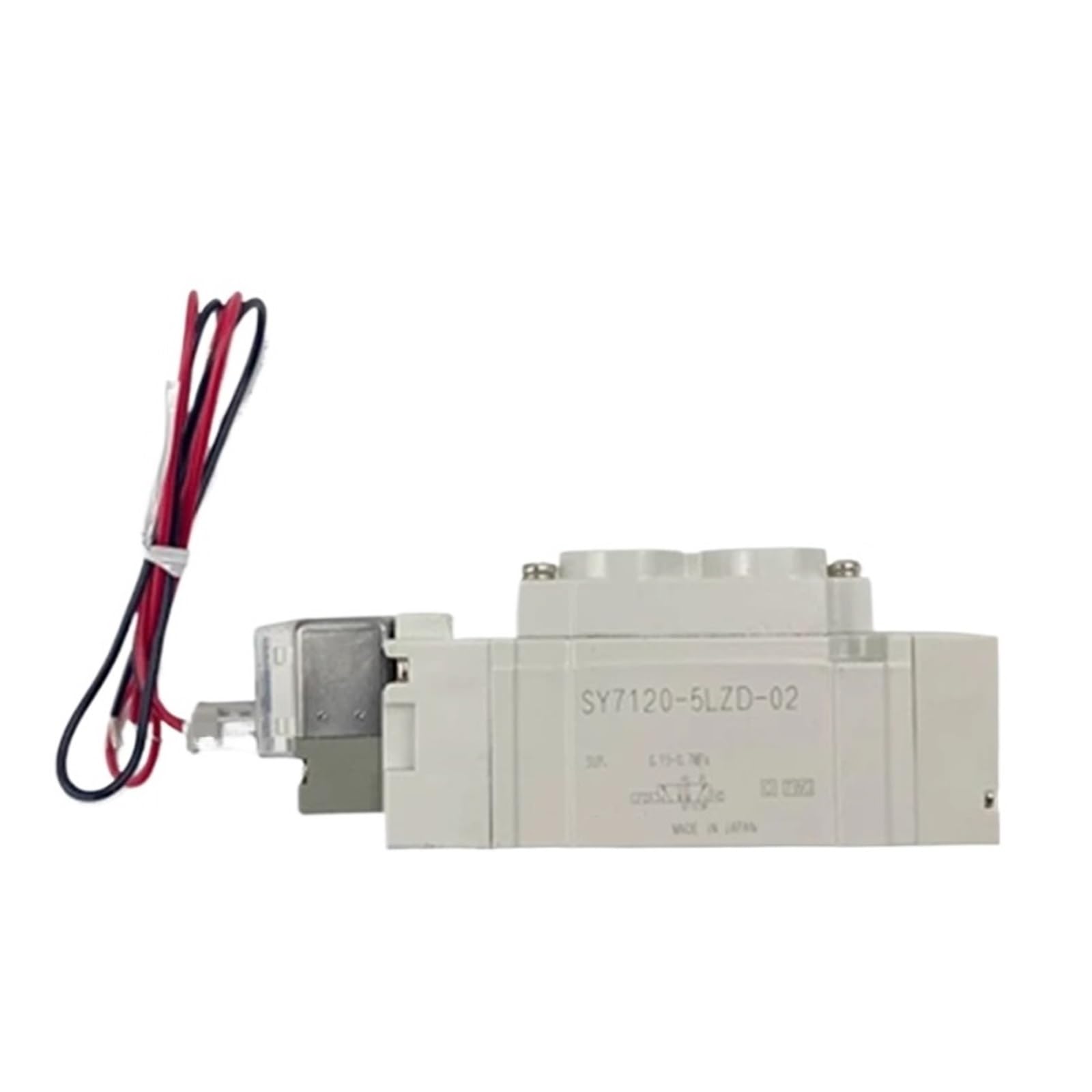 Électrovanne 5 voies SY7220-5LZD-C8 avec commande manuelle et connecteur bistable