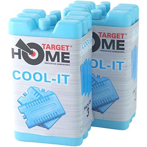 Blocs de congélation réutilisables Target Homewares®. Rafraîchit et garde la nourriture au frais. À utiliser avec la glacière Target pour une meilleure conservation au frais Pack of 6