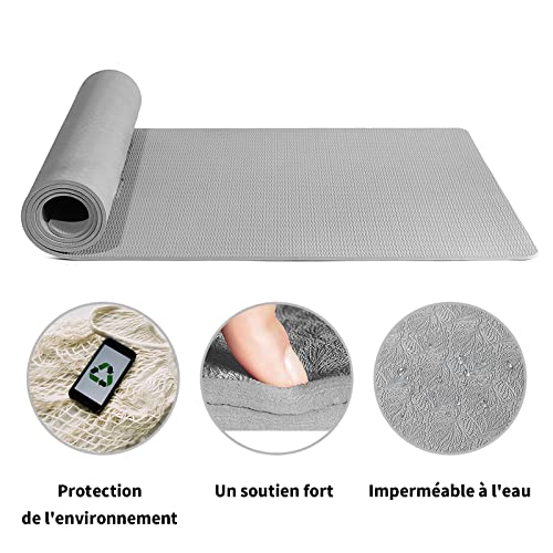 Good Nite Yoga Mat TPE Non-Slip Exercise Fitness Pilates Gymnastics Training Sport Mat Turn Mats Floor Gym with Carry Strap 183 x 61 x 0.6 cm - Image 6