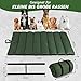 Lohofrnny wasserdichte Hundematte 110 x 68cm, Verdickung Komfort und Weiches Waschbares Reisedecke für Hunde, Faltbar Tragbare Hundekissen für Reise Camping Outdoor (Olivgrün)