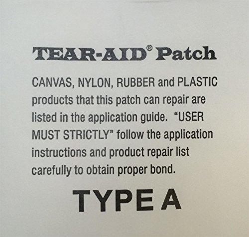 TeAR-AID Écusson de réparation type A pour auvent de tente bâche et nylon