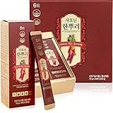 Korean Panax Red Ginseng Extract-6 Year Roots Ginsenoside-20mg Made in Korea. Every Day for Immunity, Energy & Stamina Boost, Memory, Mood, Focus, and Overall Health 10g X 30 Pcs