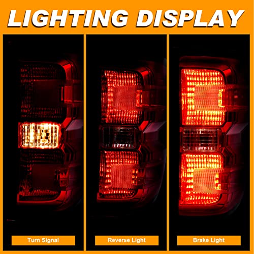 Tail Light Assembly Compatible With 2014-2015 Chevy Silverado 1500 2500Hd 3500Hd Gmc Sierra 3500 Hd Right Passenger Side Taillight Brake Lamps Bulb And Harness #TOP3