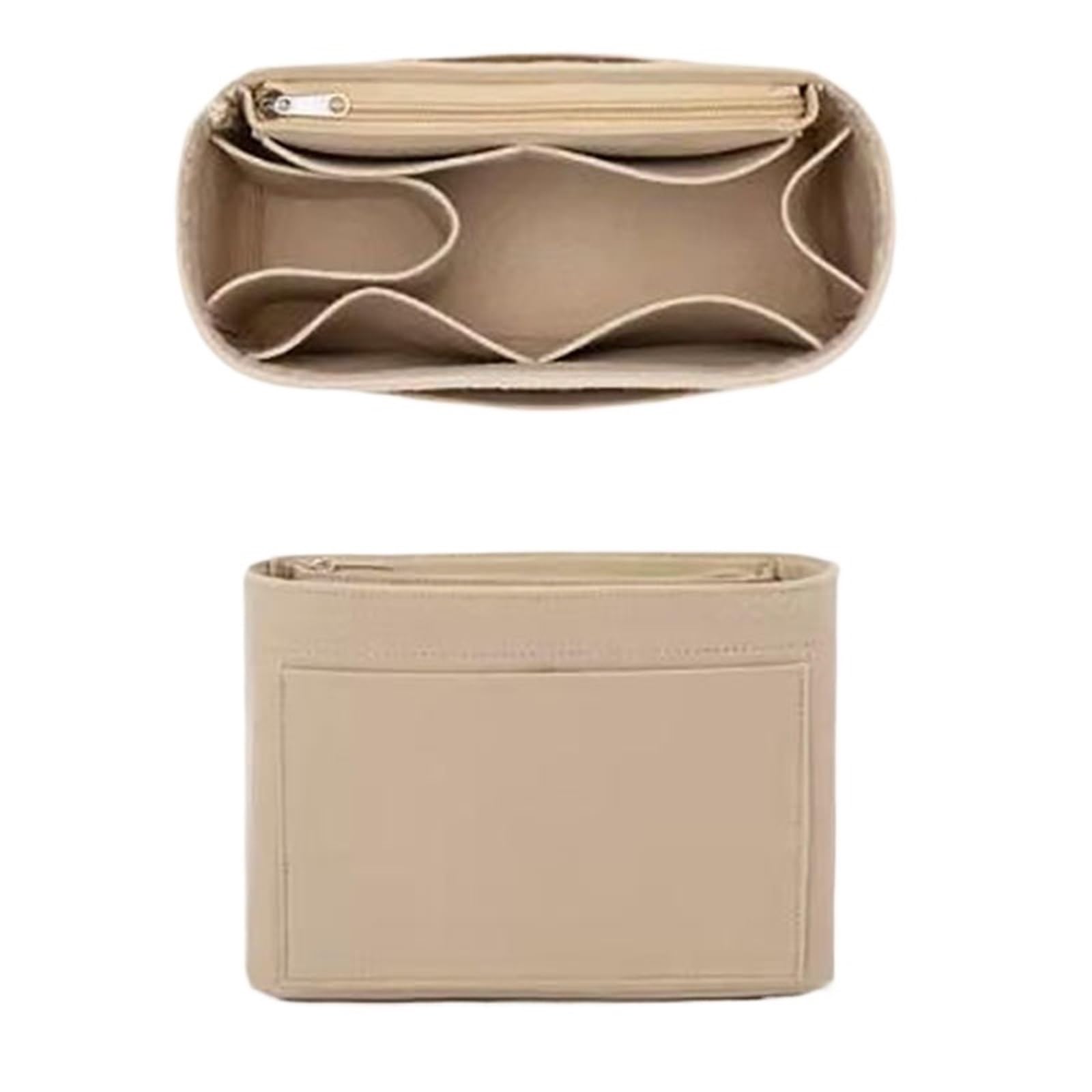 BOJHGO Soft Pouch Organizer Felt Insert Inner Bag Handbag