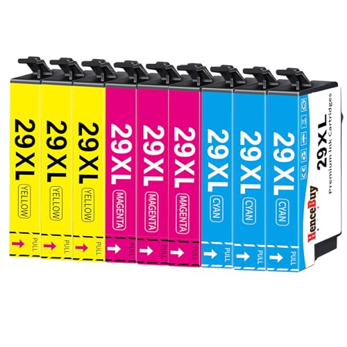 HenceBuy 29 XL Druckerpatronen Kompatibel für Epson 29XL Multipack Patronen für Expression Home XP-342 XP-332 XP-345 XP-352 XP-442 XP-445 XP-455 XP-432 XP-245 XP-235 XP-335 XP-435 XP-247 (9er-Pack)