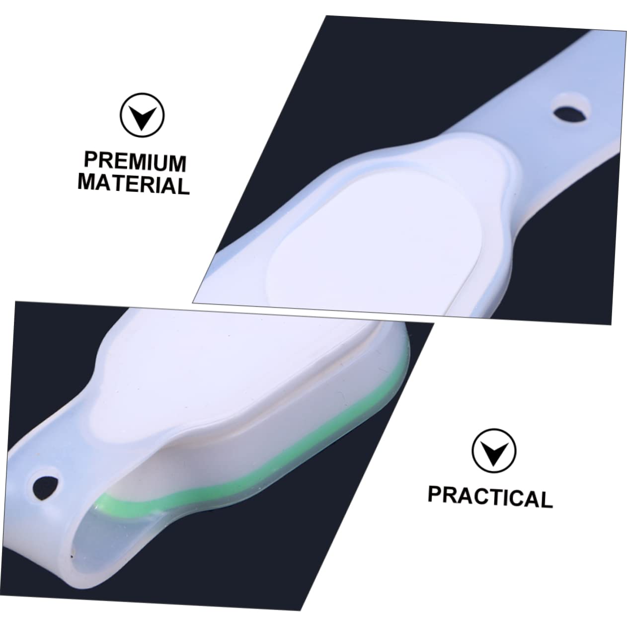 UPKOCH 2pcs Outdoor Running Lights Light Modes Portable Clip Backpack Night for Jogging Hiking Camping Easy Installation Multi-Functional Use