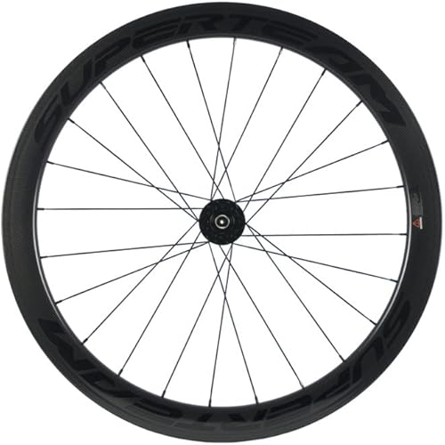 Miniatura 3 de Superteam 1.969 in disco freno carretera bicicleta Wheelset 700c 0.984 in carbono Clincher rueda