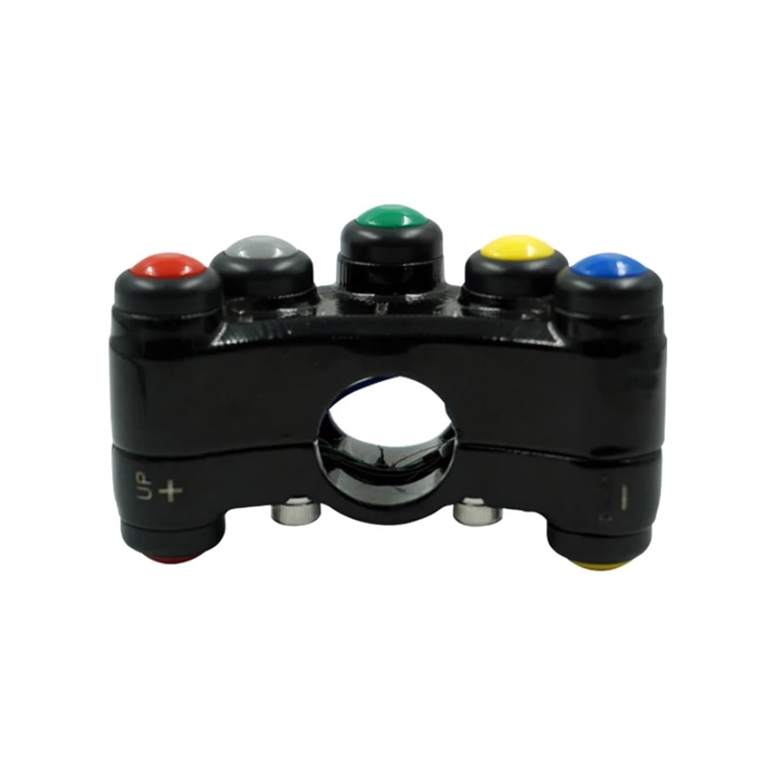 Moto Interruptor Interruptores Universales De 5 Botones Para Motocicletas De Carreras Y Motocross, De 22 Mm Y 7/8", Para Manillar.(Aluminum Alloy type)