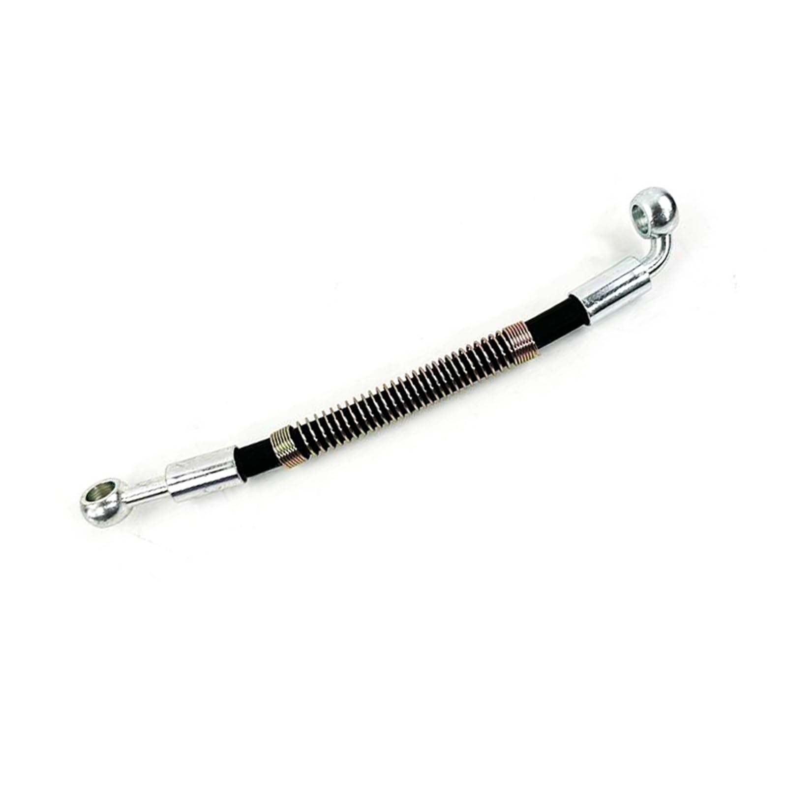 Soytzbmk One Color Motorcycle Brake Hose 30Cm-500Cm Motorcycle Hydraulic Brake Hose M10 0°-90° Braided Clutch Oil Pipe Accessories(2500Mm)