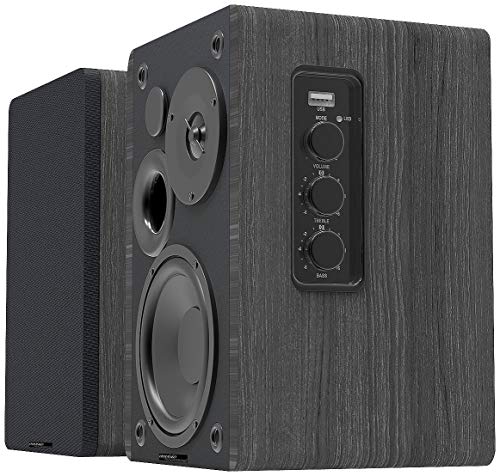 Aktivboxen Auvisio: Stereo-Regallautsprecher-Set mit Bluetooth