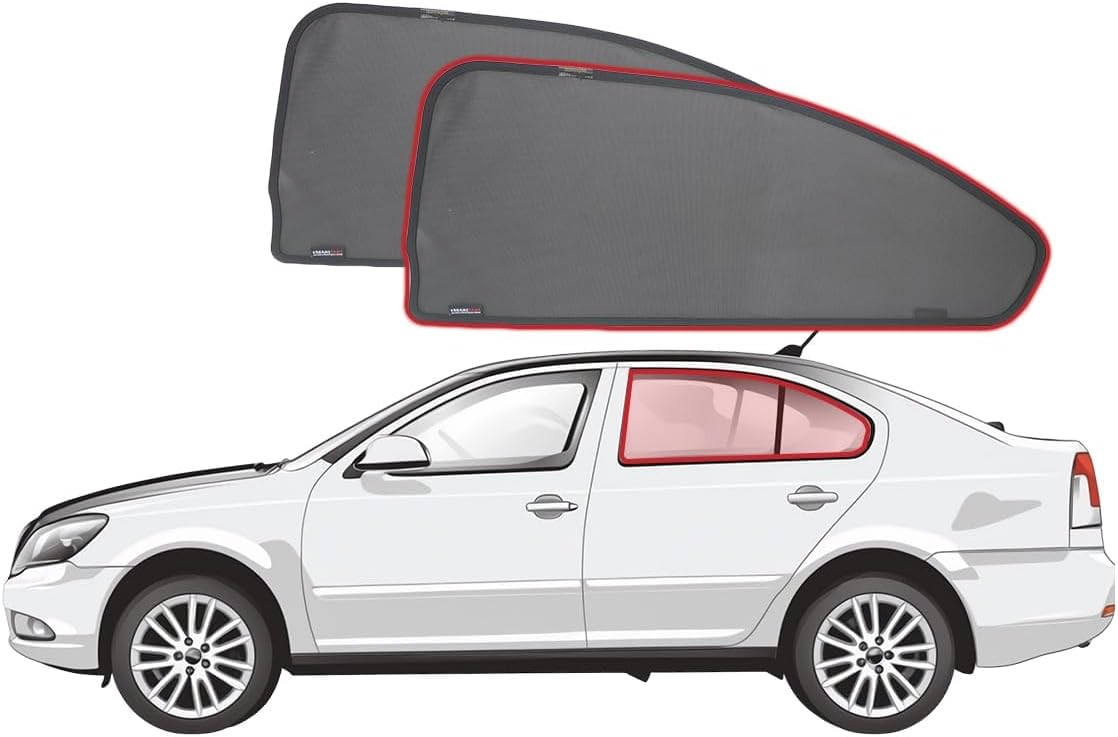 Snap Shades for Skoda Octavia Liftback 2nd Generation Car Rear Window Shades (1Z; 2004-2013)