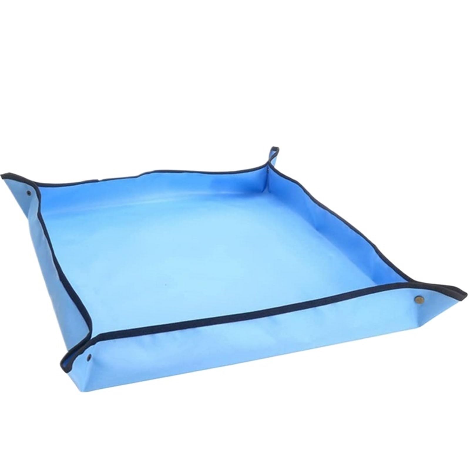 HUWOYG 2PCS Waterproof Gardening Planting Mat, Succulent Repotting Transplanting For Garden Plant Flower Pot Potting Plants Pad For Indoor Garden(Blue,30x30CM)