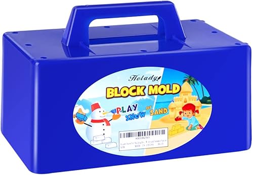 Holady Bloque de construcción de fortaleza de nieve, fabricante de ladrillos de nieve y molde de castillo de arena, kits de juguetes de playa