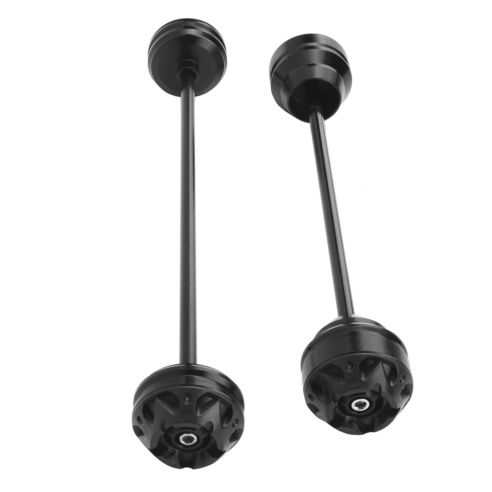 Juego de Deslizadores de Eje de Rueda, Protectores contra Choques de Repuesto Duraderos para MT-09, FZ-09, FJ-, Aluminio, Fácil Instalación, 2 Unidades