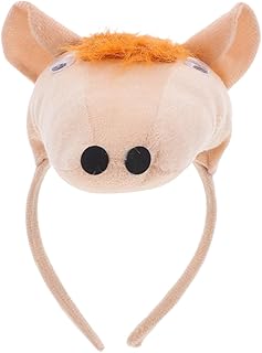 [NUOLUX] 馬のカチューシャ ヘッドバンド 動物コスプレ小道具 馬年 コスプレ 被り物 髪飾り 新年 コスチュームアクセサリー 綿混紡素材 大人 子供 2026年 パーティー 衣装アクセサリー