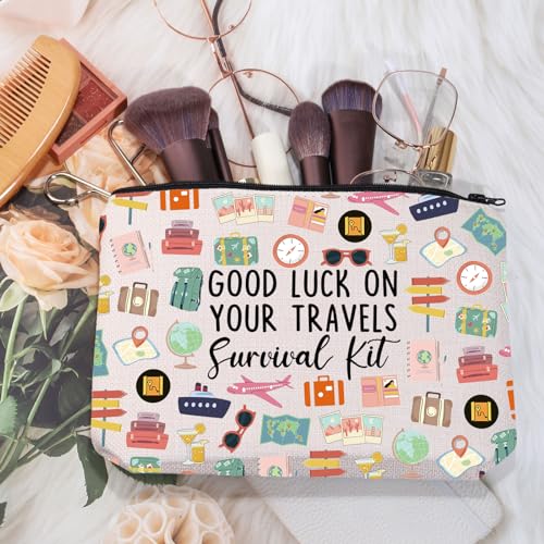 MYSOMY Good Luck Travel Makeup Bag - Survival Kit Cosmetic Souvenir Gift, Good Luck Bag3 - Image 2
