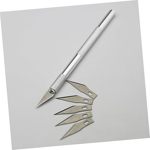 Miniatura 3 de TEHAUX Herramientas de tallado de madera Bisturí Artesanía Herramientas de corte Artesanal Hoja Artesanal Set Tarjeta Instalada