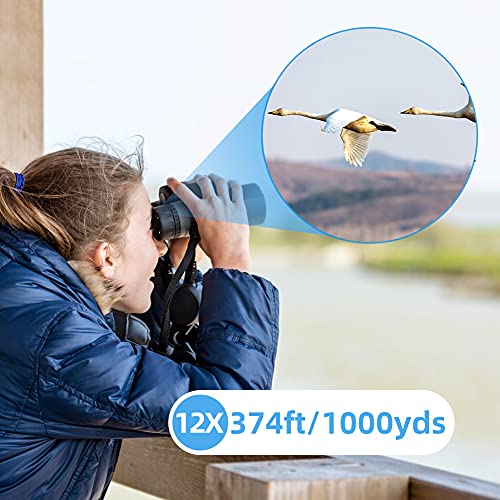zootop 12 x 42 Fernglas mit Smartphone-Halterung, N2 Wasserdichtes Fernglas für Erwachsene Anti-Shake High Power… – Bild 4
