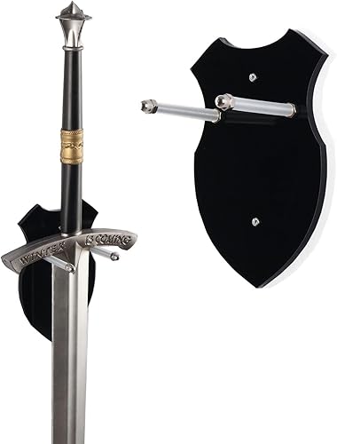 WANLIAN Soporte de pared para espada, soporte de espada, gancho de pared, soporte de pared para espada, daga, hacha, keyblade sin pantalla vertical