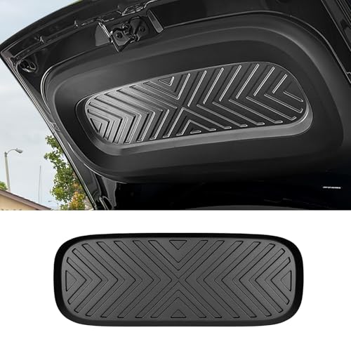 Frunk Hood Insulation Pad Double-Layer for Model Y Juniper Soundproof & Dustproof Front Trunk Lid Mat TPE Engine Hood Protective Cover Compatible with Model Y Juniper(2025.03+)