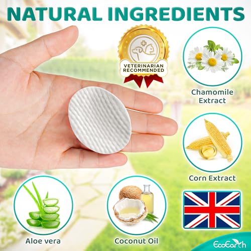 Premium Eye Wipes for Dogs & Cats - 100 Pcs - Pet Eyes Cleaning Pads to Remove Tear Stains, Crust & Discharge - Perfect for Pets Daily Care - Helps with Itching & Dryness - Pre-Soaked & Disposable - Image 5