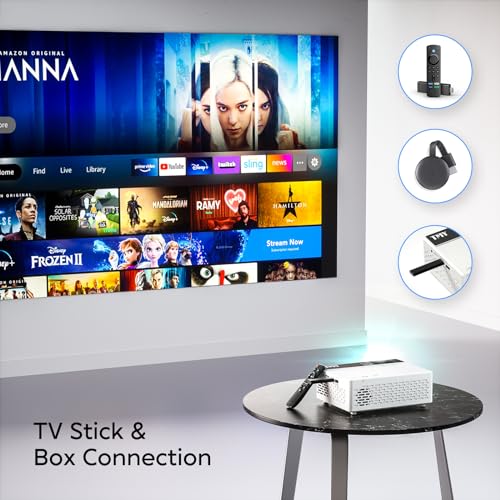 Tmy V08 Mini Projector, Upgraded Bluetooth Projector thumb #4