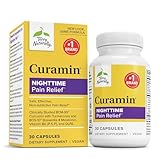 Terry Naturally Curamin Nighttime - Curcumin & DLPA Capsule Supplement - Non-GMO Supplement to Support Healthy Sleep & Relaxation - Herbal Supplement with Melatonin - 30 Capsules
