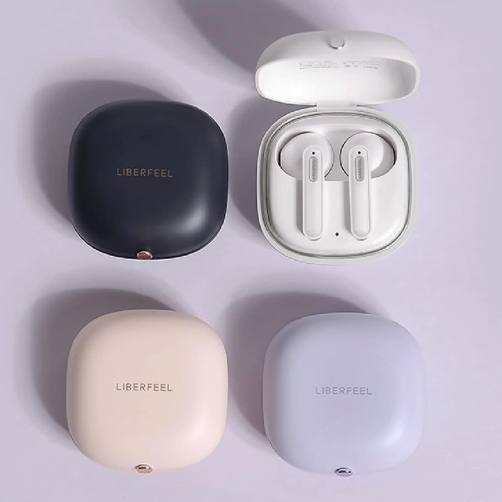 TWS True Wireless Earbuds, Bluetooth 5.1 Wireless Headphones with 350Mah Charging Case, Deep Bass Sports in Ear IPX5 Waterproof Headset for Workout Gaming Running,White