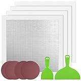 Supkiir 12 x 12 Inch Drywall Repair Kit, 4 Pcs Self-Adhesive Drywall Patch Kit for Large Holes, Heavy Duty Mesh Wall Repair Patches Quick Fix for Wall Ceiling
