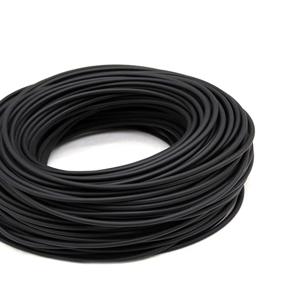 1M/pc Solid Fluorine Rubber Cord Black O Ring Anti Oil Seal Gasket Dia 2mm /3mm/ 4mm/ 5mm/ 6mm/ 7mm /8mm/ 10mm(10mm)