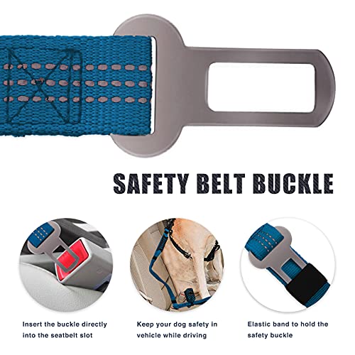 Amai keto Dog Leash,Heavy Duty Dog Leash for Large Medium Dogs -Max 5 Ft Highly Reflective with Car Seat Belt Buckle, 2… - Image 6