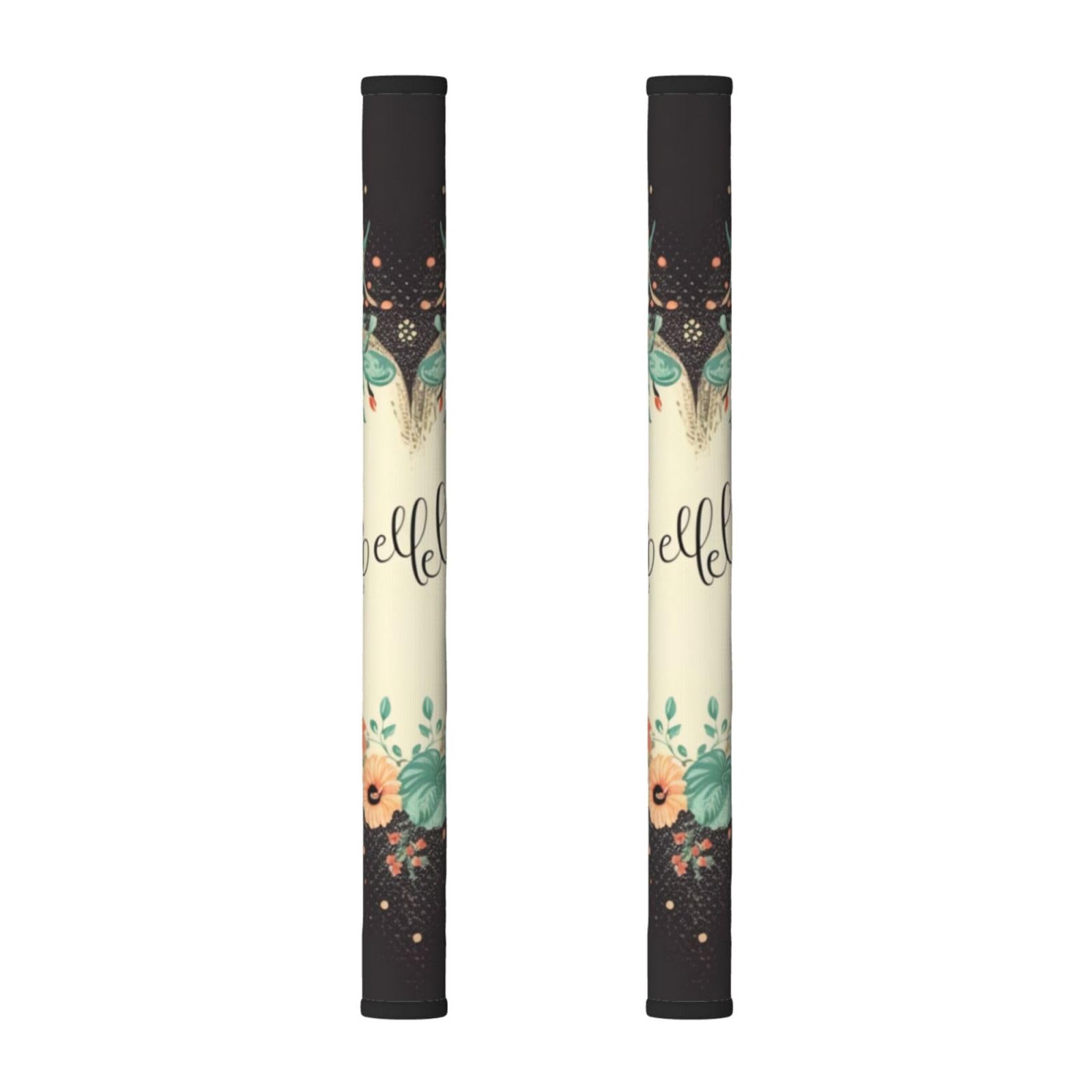 VGFJHNDF Refrigerator Door Handle Covers 2-Pack, Beautiful Heart Printed Protect and Decorate for Fridge Ovens Dishwashers