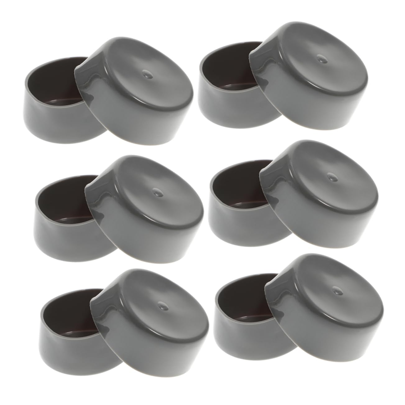 GARVALON Couvercles de Roulement en Caoutchouc Noir Faciles à Installer 12pcs Ajustement Protection pour Roulements de Remorque pour Moyeu de Roue de Remorque