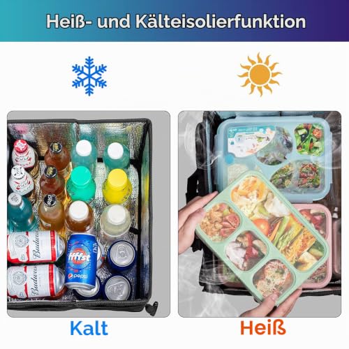 ZOVHYYA Kofferraum Organizer 68L, Auto Organizer faltbar mit Deckel – Ansicht 2