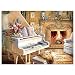Diamond Painting Pianoforte paesaggistico DIY 5D Diamond Painting Kit Completo,Diamond Painting Grandi Dimensioni, Bambini/Adulti Puzzle Painting Diamond, Fai da Te Strass Ricamo Decora Pareti 60x90cm