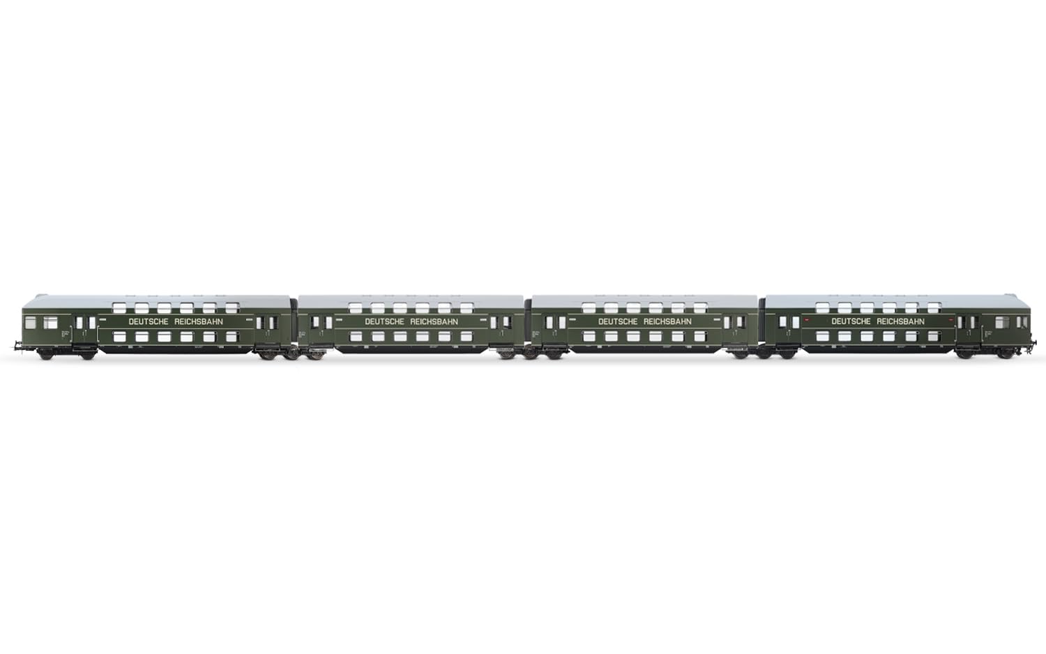 Rivarossi HR4392 wagon double étage DR avec cabine de commande pour train miniature HO - 8