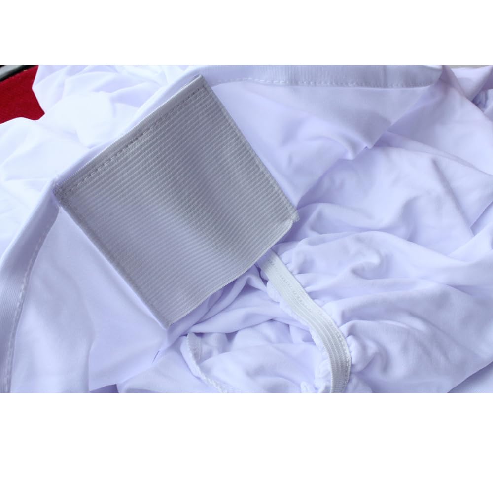 Funda para Silla de Boda Spandex Blanco/Negro Estiramiento Elástico Universal Fundas para sillas Fundas para Comedor Banquete de Bodas Hotel-Black Funda para Silla,90x45x45cm