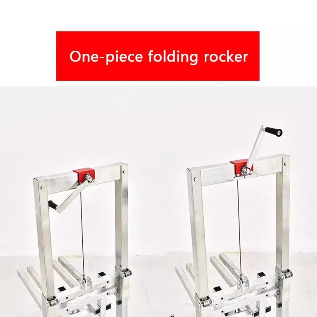 Klappbarer Gabelstapler Hubwagen mit 85cm Hubhöhe, 360° Schwenkräder, Verstellbare Gabeln für Schwerlast-Materialtransport - Ideal für Lagerung und Logistik