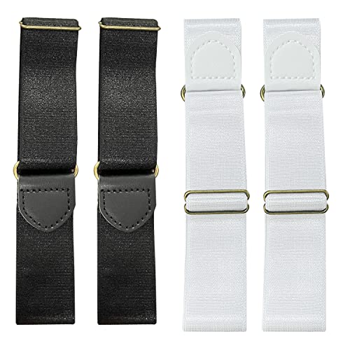Brassards de Chemise Soutiens 2 paire , Brassard se Chemise Homme Brassards Élastiques Réglables Remontez Vos Manches Avec Élégance Comme Cadeau pour les Hommes Élégants Cover