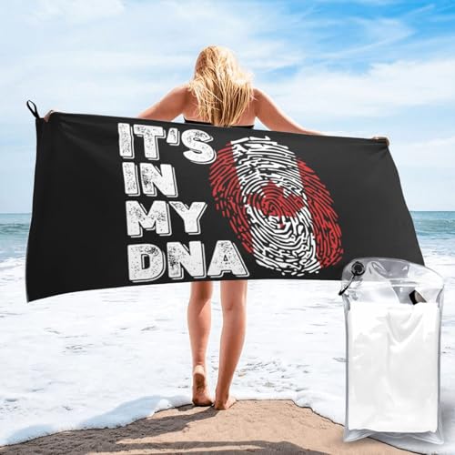 Serviette de plage Canada absorbante et compacte pour voyage