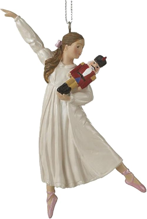 Amazon.com: Clara Nutcracker Ballet Ornament – 4” Ballerina Christmas ...