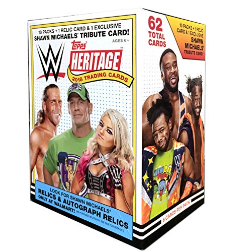 2018 TOPPS WWE Heritage Value Box, Multicolor