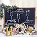 TONIFUL 8 Inch Gold Glitter Letter H Table Centerpiece A-Z Gold Birthday Party Decorations,Gold Alphabet H for Birthday,Chrismas,Graduation,Bridal Shower,Wedding,Anniversary Party Supplies
